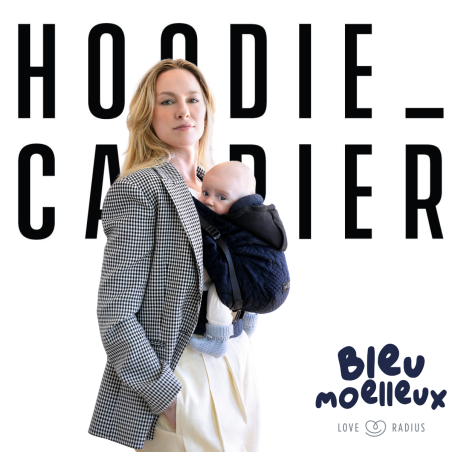 LE Bleu Moelleux Love Radius Hoodie Carrier