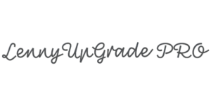 Lenny Upgrade PRO Logo Letters Lenny Lamb